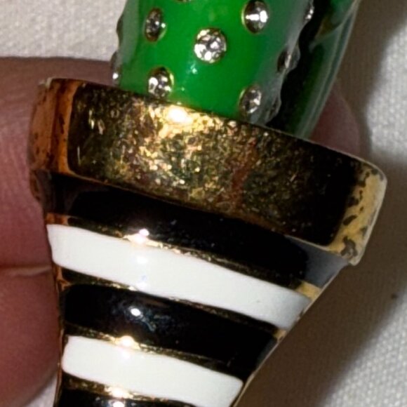 VERY RARE Kate Spade Scenic Route Cactus Ring, size 8 - Picture 3 of 4